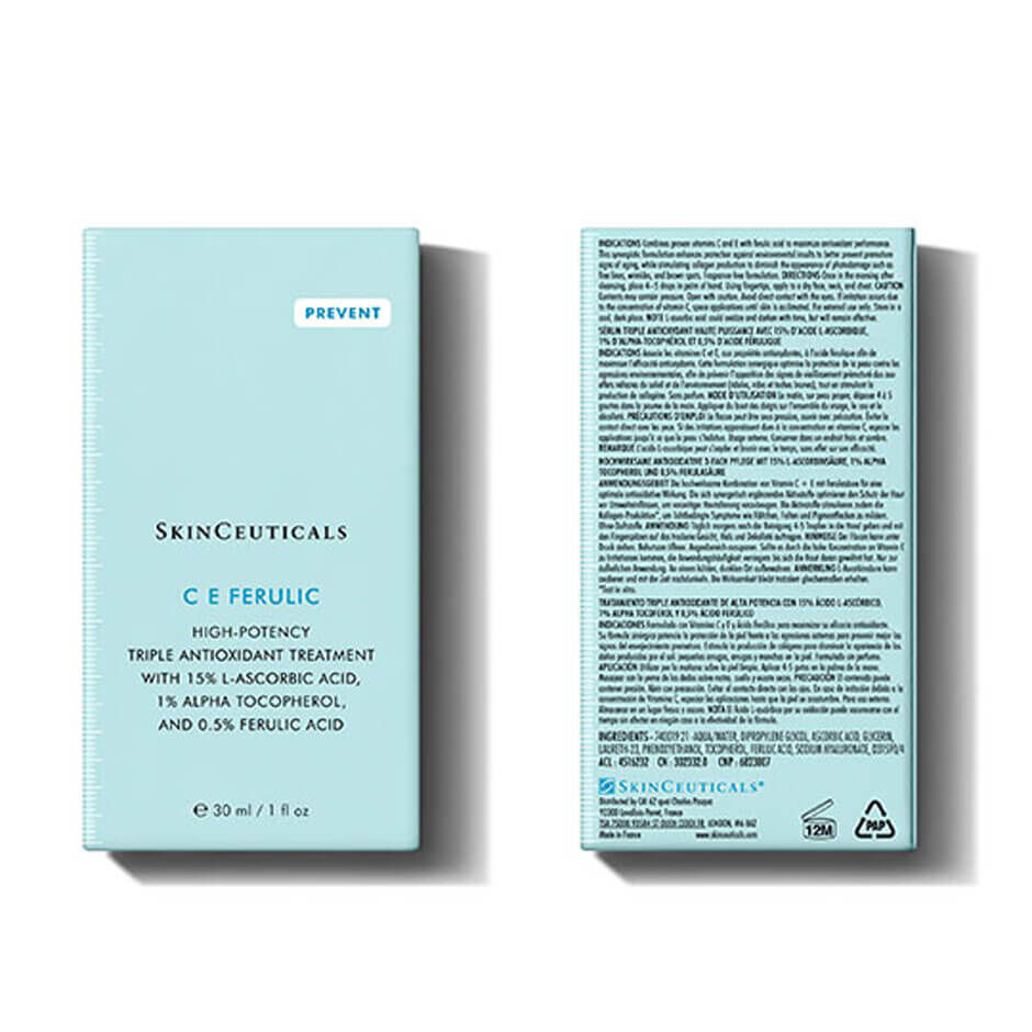 Ontdek ons iconische C E Ferulic Vitamine C Serum SkinCeuticals