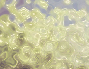 Abstract swirling patterns in soft yellow and green hues, creating a dreamy, fluid texture.